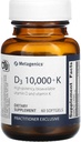 Métagène D3 10 000 avec gels doux K2, 60 Nombre