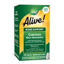 La nature est vivante ! Calcium Max Absorption, soutien osseux*, source végétale Calcium, vitamine D3 et K2, magnésium, 120 comprimés (paquetage mai Vary)