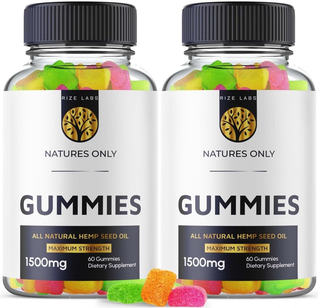 ize labs Natures Only Gummies, Advanced Formula Supplement, Natures Only to Maintain Focus and Clarity, Natures Only to Boost Daily Mood, NaturesOnly Reviews (120 Gummies) (Pack de 2)