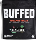 Energy Powder Stick Packs, Buvez un mélange propre, Healthy Boost Packets, 150mg Caféine + Hydratation, Nootropics, Champignons organiques, B-Vitamines, Electrolytes, 30 Pack-Pineapple Thrash