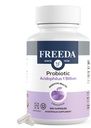 FREADA Acidophilus Probiotique 1 Million CFU – Lactobacillus Acidophilus avec Inuline Biologique et Agave Bleu – Santé Digestive, Régularisation et Soutien Immune – Vegan, Kosher, Non-OGM (100 Capsules)