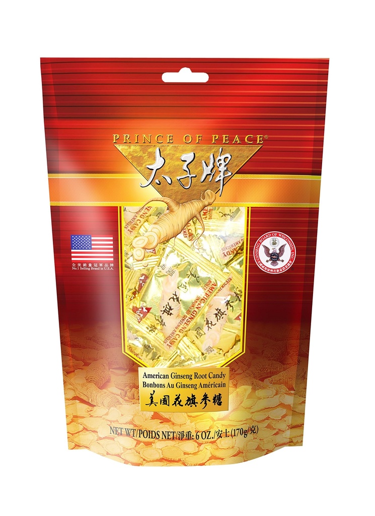 Prince of Peace American Ginseng Root Candy (6oz)
