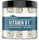 Éléments terriens Vitamine B1, Mononitrate de Thiamine, Pure & Non dilué, Pas d'additifs