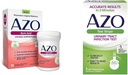 AZO Acides boriques Suppositoires vaginales aide à soutenir le contrôle de l'odeur et l'équilibre PH vaginal, 30 bandes d'essai d'infection urinaire (UTI), résultats exacts en 2 minutes, 3 nombre