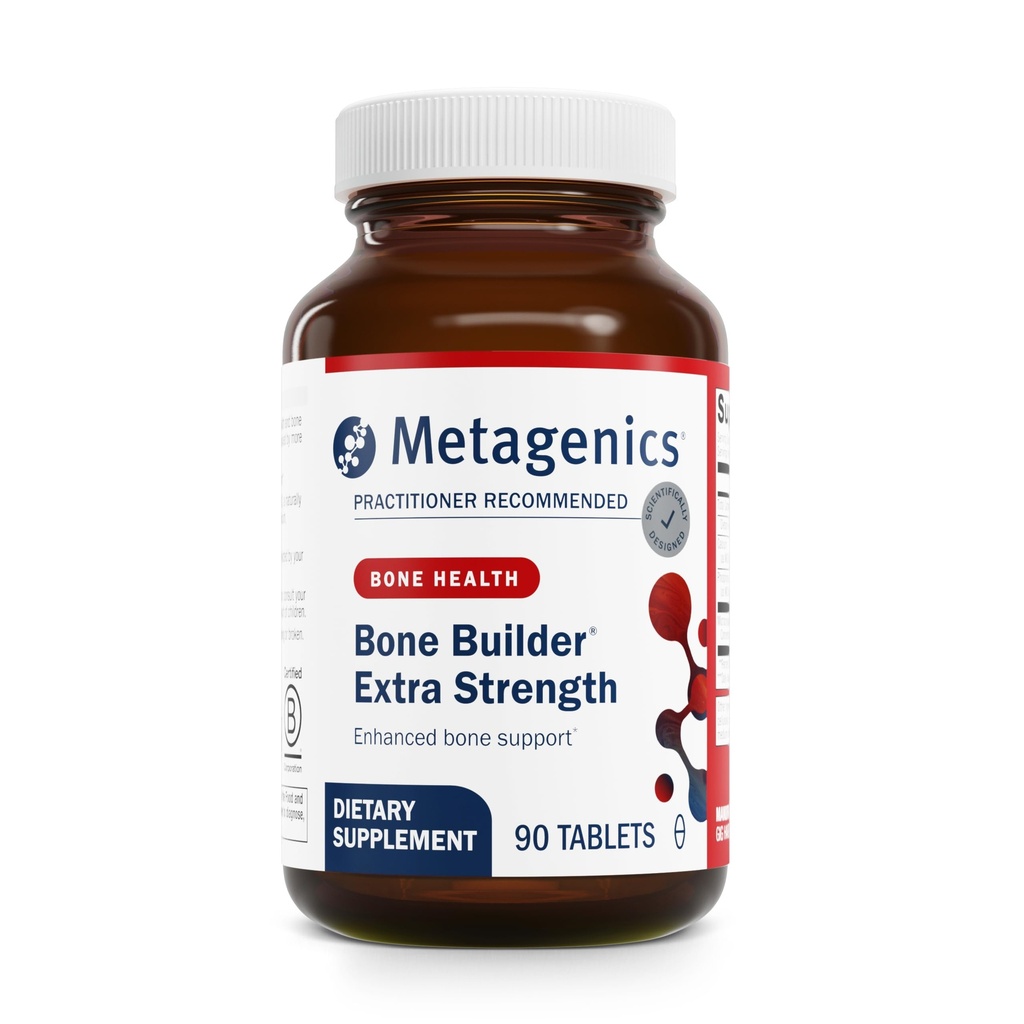 Métagène Constructeur de os - Concentrate d'hydroxyapaite microcristallin (MCHC) avec calcium et phosphore - supporte la densité et la résistance des os - Non-OGM et sans gluten - 90 comprimés