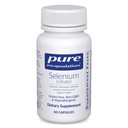 Encapsulations pures Sélénium (Citrate) - pour le support du système immunitaire et la santé cellulaire - Supplément antioxydant - soutient le flux sanguin* - Sans gluten et végétalien - 60 capsules