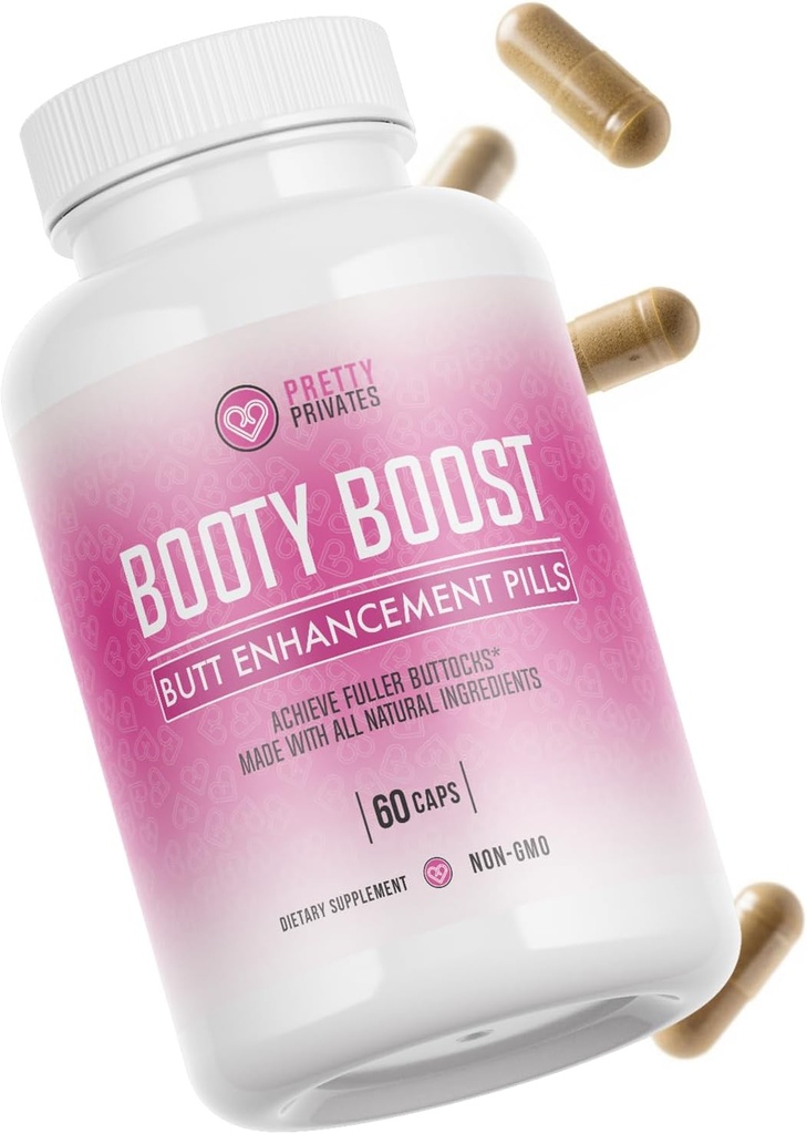 Pills Premium Butt Enhancer pour plus gros booty - Supplément de croissance de gluten naturel pour la fermeté, la construction musculaire et le renforcement de la confiance - Solution non invasive, Aguaje Para Aumentar Gluteos y Caderas