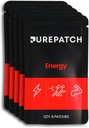 Pure Patch® Energy Patch – Patch thématique d'inspiration botanique avec caféine, acides aminés et mélange d'électrolytes – Format non ingérable – 30 patches