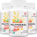 Supplément de polyphénols de 67 500 MG - Antioxydants puissants et polyphénol pour la défense de l'âge, Polyphénol Superfood, Quercetin, Resvératrol, Thé vert, Plant-Based & Energy, Immune Support, 270 Capsules