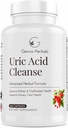 Nettoyant Uric Acid – Soutient la santé du rein, du foie, de la vésicule et du trac urinaire, formule à base de plantes avancée - 60 capsules