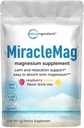 Calm Magnésium Poudre, 2 livres, Magnésium Citrate Poudre, Framboise douce Lemon Aromatisé, Calme et relaxation Soutien minéral Facilement absorbé, non OGM, végétalien, sans sucre