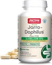 Jarrow Formules Jarro-Dophilus + FOS - 3,4 milliards d'organismes par portion - 100 capsules végétatives - Prébiotique et probiotique - Soutien nutritionnel aux bactéries bénéfiques - Jusqu'à 100 portions