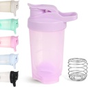 D.Y.A 16oz shaker bouteille, fuite de la preuve de sport shaker tasses pour les shakes de protéines, bouteille de shaker pour la préentraînement et voyage à aller, BPA gratuit et facile propre bouteille de shaker de protéines,
