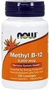 MAINTENANT Aliments Méthyl B12 - méthylcobalamine Plus acide folique - 5 000 MCG (120 Lozenges)
