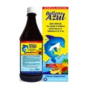 Ballena Azul Aceite de Hígado de Bacalao para Adultos y Niños, huile de foie pour adultes et enfants, bonne source de vitamines, supplément alimentaire, Oméga 3 (fruits tropicaux 15 OZ)