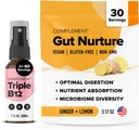 Complément Triple B12 Spray & Gut Nutrition Bundle – Supplémentation intégrale de B12 végétalien et soutien sanitaire digestif