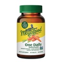 MegaFood One Daily Multivitamin for Women and Men, Immune Support Supplement with Real Food, Vitamin C & Vitamin B, Bone Health, Cellular Energy Metabolism, Vegetarian, Non-GMO, 90 Tablets