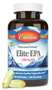 Carlson - Elite EPA Gems, 1000 mg EPA Huile de poisson, Wild-Caught, supplément d'huile de poisson norvégien, source durable, aide à maintenir des niveaux de triglycérides sains, 60 Softgels