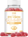 Gummies de vision oculaire Cyrix - Lutéin et Zeaxanthin supplément santé pour les adultes - Vitamines oculaires aromatisées de la mangue - Confort des yeux et défense de la lumière bleue pour la vision cristalline