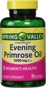 Spring Valley - Huile de Primrose du soir 1000 mg, 75 Softgels