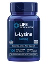 Prolongation de la durée de vie L-Lysine, 620 mg, Acide amino essentiel pour équilibrer l'azote sain, métabolisme du calcium, réponse au stress et plus encore, sans gluten, non-OGM, végétarien, 100 capsules