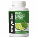 STAY ALIVE Citrus Bergamot Capsules 1000mg, 30:1 Super extrait avec 50% de Flavanones polyphénoliques, 120 pilules, Citrus Bioflavonoïdes Suppléments naturels de santé cardiaque pour les femmes et les hommes