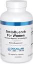 Laboratoires Douglas TestoQuench pour les femmes - Supplément mémoire, peau, cheveux et coeur* - Avec Saw Palmetto, Saint Basilic et Graine de Fenouil - 120 Capsules végétariennes