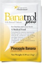 Banatrol® Antidiarrhée naturelle avec prébiotiques, soulagement de la diarrhée chronique, SBI, Diarrhée récurrente, Alimentation médicale cliniquement soutenue, non constipante, 25 portions (pineapple)