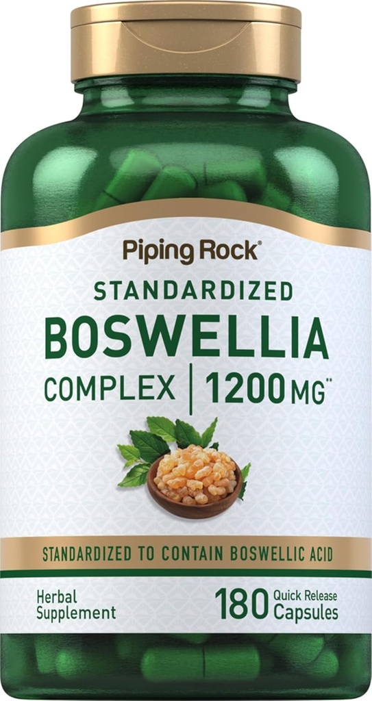 Piping Rock Boswellia Capsules d'extraits de 1200mg de $ 180 Comte de $ 180 Supplément à base de plantes