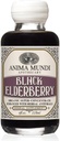 Anima Mundi Apothicary Black Elderberry Sirop - Sirop de baies aînées bio avec Crâne Baïkal, Cordyceps, Reishi, Shiitake & Maitake Champignons pour aider à soutenir la santé immunitaire (4oz / 118ml)