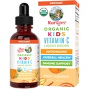 Les enfants de MARYRUTH Vitamine C gouttes de support immunitaire végétalien pour les âges 4-13 , Soutien immunitaire et la santé globale , Vitamine C de l'extrait de fruit d'acérola biologique 2oz
