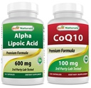Meilleurs naturels acide alpha lipoïque 600 mg et COQ10 100 mg