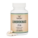 Supplément en enzymes lumbrokinase - 120 gélules (Activité maximale 10 000 UF/gram) 150mg par portion (sans remplissage, sans OGM, sans gluten) pour le soutien de la circulation cardiovasculaire et sanguine par double bois