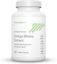 Illuminate Labs Ginkgo Biloba Extract Capsules $ 240 mg $ Soutient Focus, Concentration, Mémoire, Fonction cognitive à court terme $ Troisième partie testée et soutenue par la recherche médicale