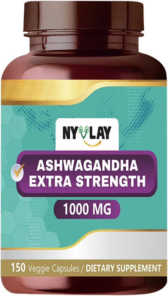 Ashwagandha 1000 MG - 150 capsules peuvent aider le stress Relief*, Energy Boost* et le soutien immunitaire*