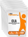 BulkSupplements.com Poudre d'acide linoléique conjuguée - supplément CLA, supplément nutritionnel - sans gluten, 2g par portion, 1kg (2,2 lbs) (paquet de 5)