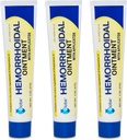Soin de soulagement de la douleur hémorroïdale 2 oz (56g) par tube Traitement hémorroïde pour démangeaisons à action rapide, gonflement et soulagement maximal de la douleur de force (3 pack)