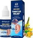 Relief d'acouphène pour les oreilles qui sonnent – gouttes naturelles d'acouphène pour le traitement de l'acouphène – Décomfort d'adoucir, réduire le bruit d'oreille – gouttes d'arrachage nettoyant d'oreilles améliorent la santé de l'ouïe et de l'oreille, fabriqués aux États-Unis