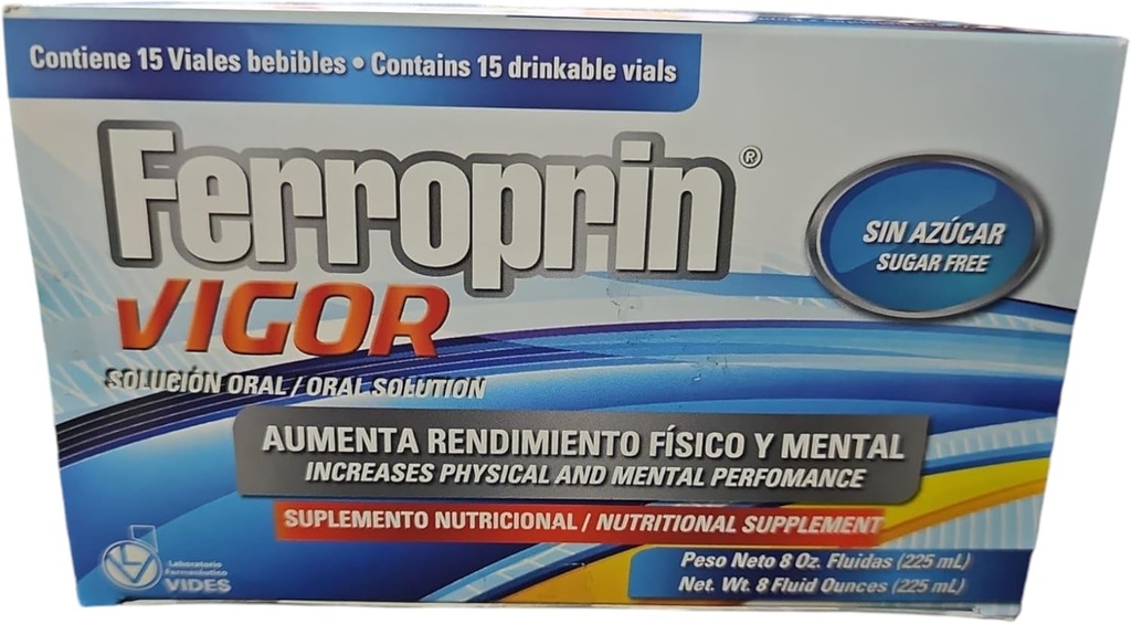 Vigor - Vitality Boost Tonic - 15 flacons buvables