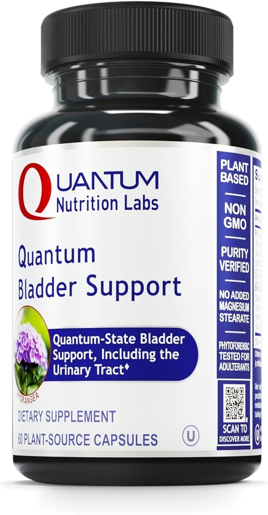 QNL Quantum Bladder Support - Capsules de canneberge pour le traitement urinaire - Aide santé Bladder - Supplément de canneberge biologique pour les femmes et les hommes - 60 Capsules d'origine végétale