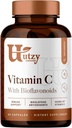 Utzy Naturals Complex Vitamine C 400mg Vitamine C avec Acercola et Citrus Bioflavonoïdes