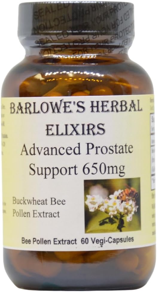 Support Prostate avancé de Buckwheat Bee Pollen Supplement de 750mg Par Capsule de l'urine et de la prostate de soutien ménopausé pour les femmes de 60 capsules Vegan, Halal et Kosher de soutien non-OGM