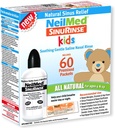 NeilMed Pharmaceuticals - Sinus Rinse Kids Tous les kits naturels - 60 paquets prémélangés