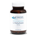 Maintenance métabolique L-méthylfolate 10 mg - Supporte un mental sain - Folate actif pour le soutien de la méthylation et les réactions biochimiques - Très biodisponible - 90 portions - 90 capsules