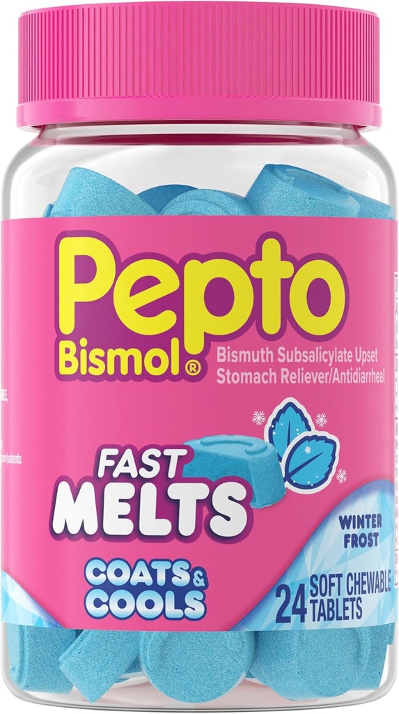 Pepto Bismol, Melts rapides, 24 comtes