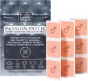 Laki Naturals Passion Patch for Men (Pack of 15) – Supporte la circulation, la vitalité, la vigueur et l'énergie avec des ingrédients naturels – Non-Habit Forming, Time-Released MenS Health Wellness Patches