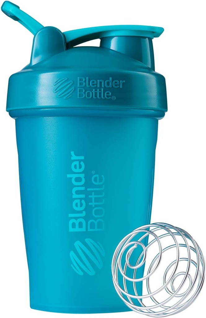 Bouteille Shaker Classic de BlenderBouteille pour Secouer Protéines et Préentraînement, 20-Ounce, Teal