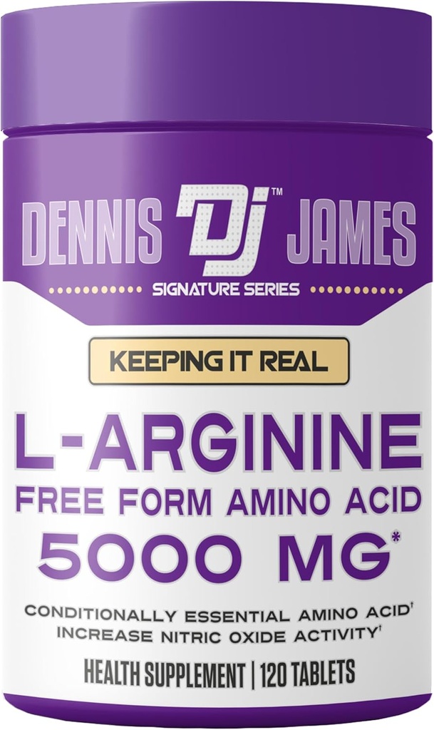 DENNIS JAMES Série Signature L-Arginine 5000mg.120 Comprimé 60 Service