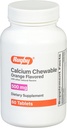 Rugby 500mg Calcium Comprimés à croquer - Supplément diététique - Aromatisé orange - 60 Nombre (1 paquet)
