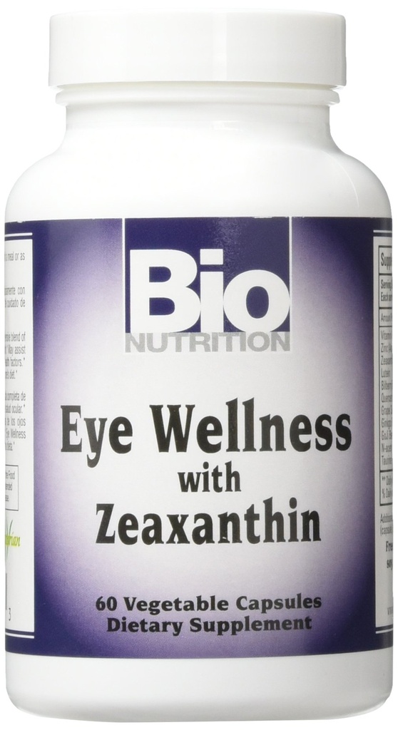 Bio Nutrition Eye Wellness 60 Capsules Végétariennes